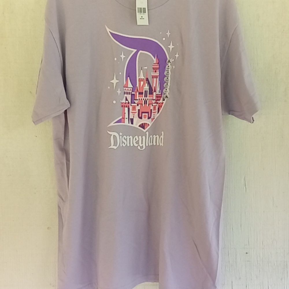 Disneyland Light Purple Castle Shirt